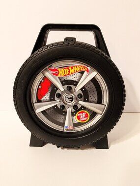 Hot Wheels Tire Storage Case Holder By Mattel Holds 30 Cars BLACK